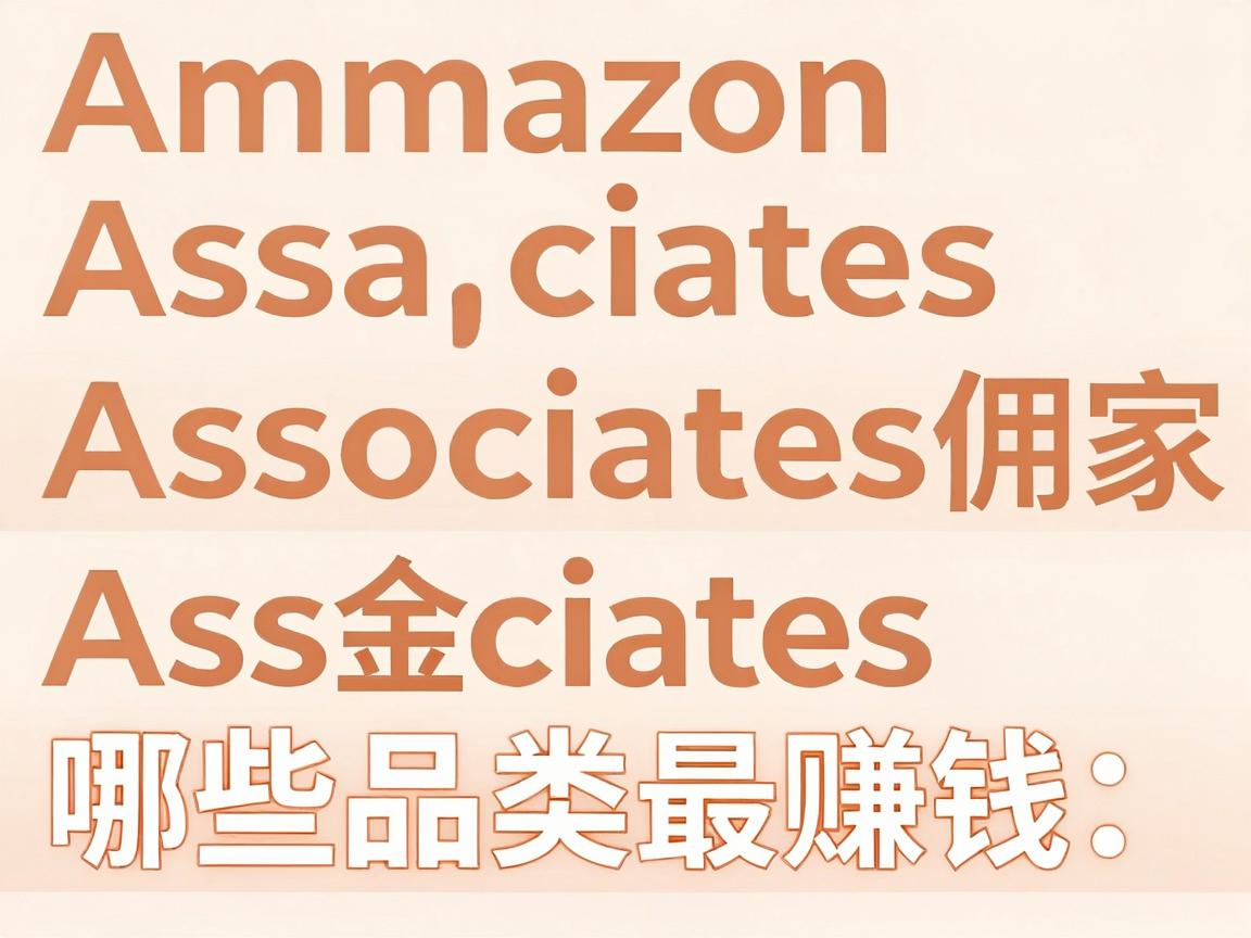 Amazon Associates佣金结构详解：哪些品类最赚钱