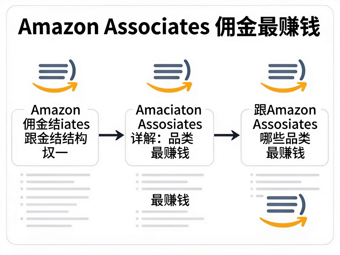 Amazon Associates佣金结构详解：哪些品类最赚钱