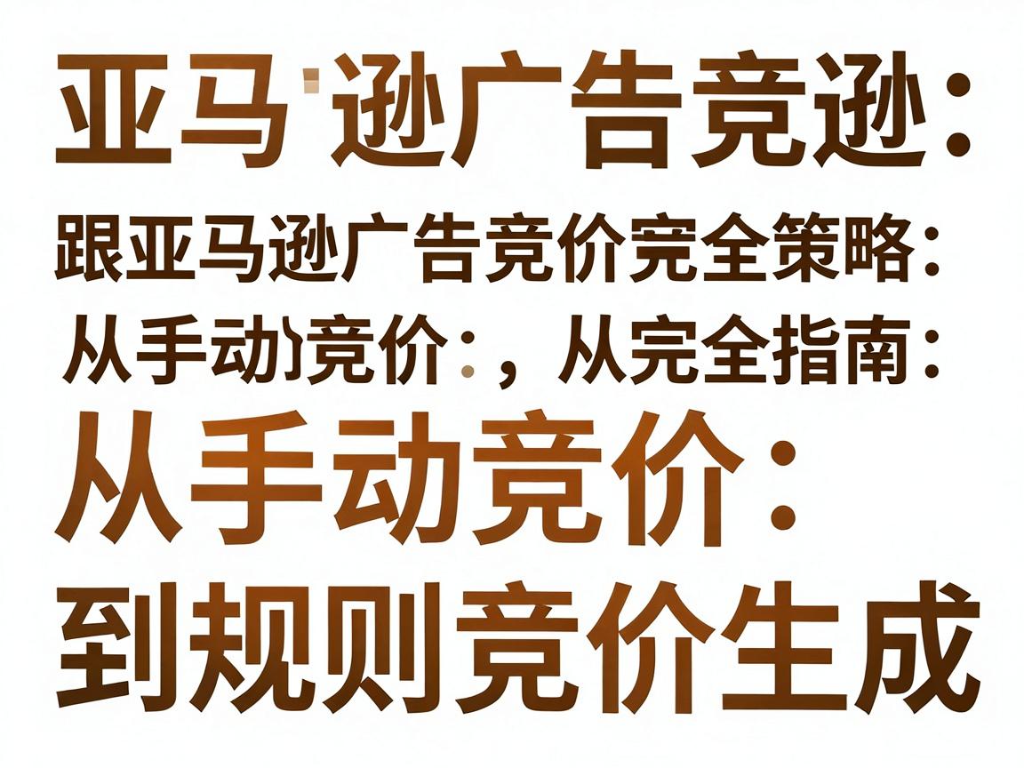 亚马逊广告竞价策略完全指南：从手动竞价到规则竞价