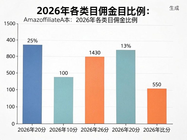 Amazon Affiliate佣金结构详解：2026年各类目佣金比例
