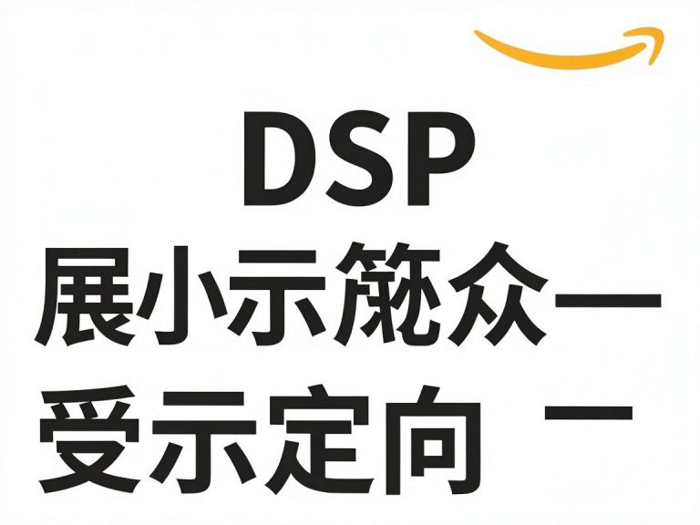 亚马逊DSP广告投放完全指南：展示广告+受众定向实战
