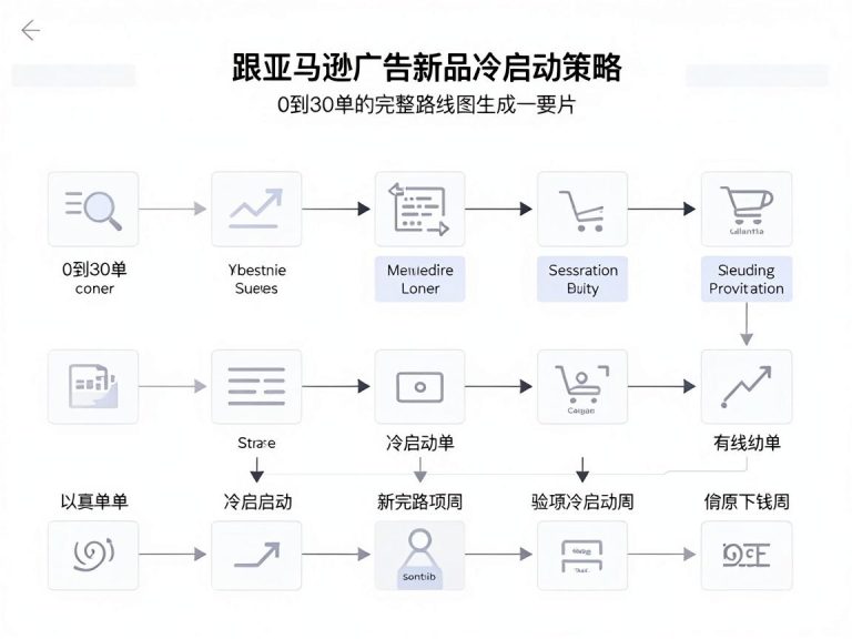 亚马逊广告新品冷启动策略：0到30单的完整路线图