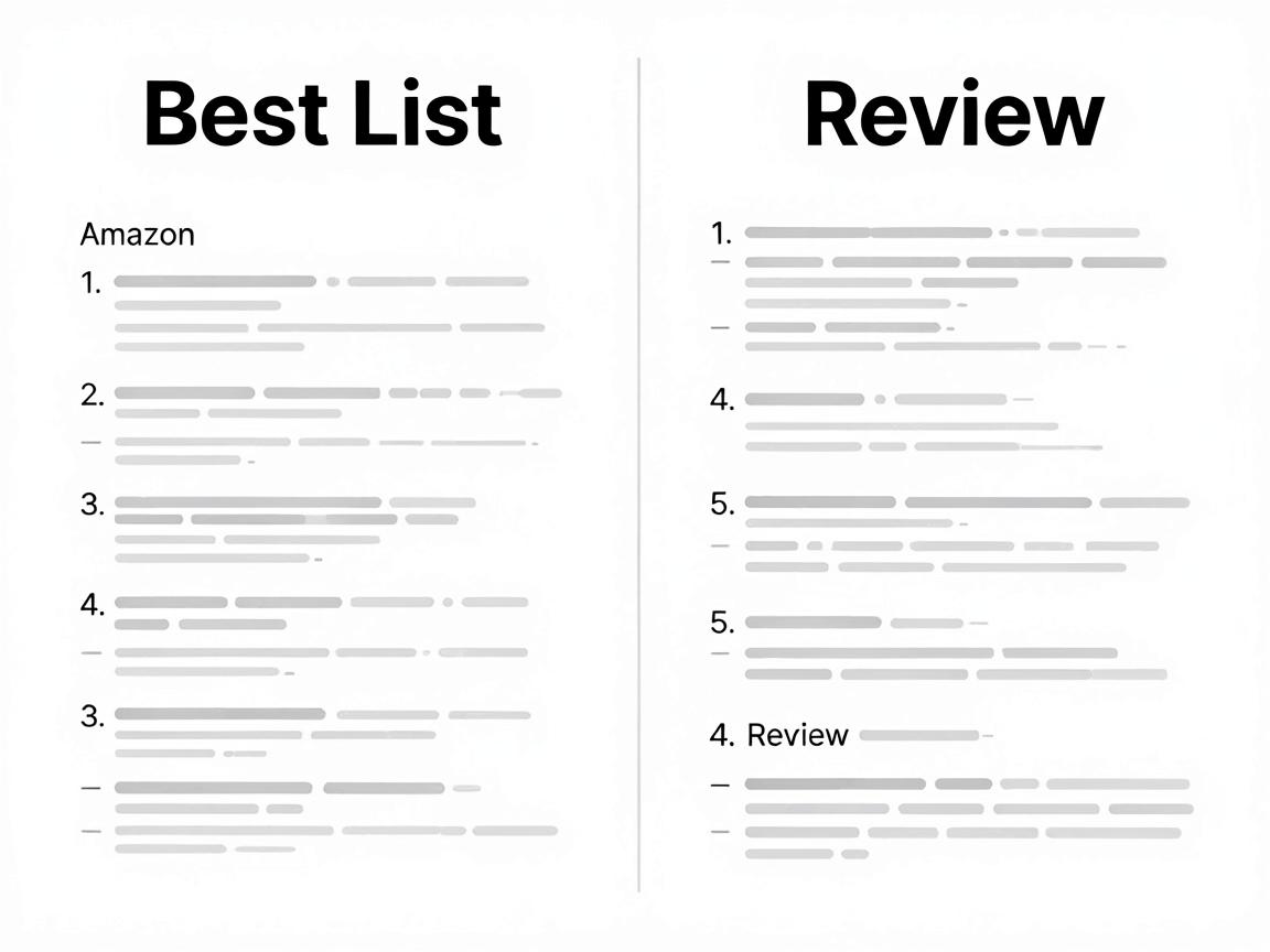 Amazon Affiliate高转化文章模板：Best List和Review写作公式
