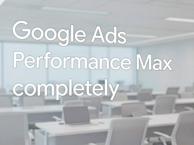Google Ads Performance Max完全指南：机器学习驱动的全渠道广告