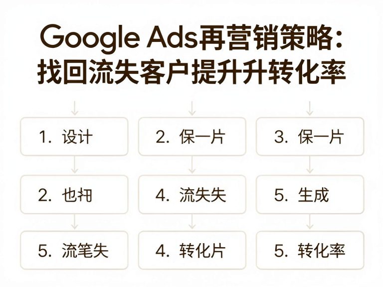 Google Ads再营销策略：找回流失客户提升转化率