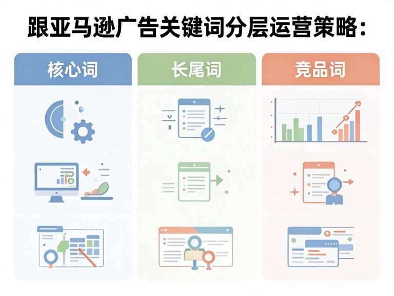 亚马逊广告关键词分层运营策略：核心词、长尾词、竞品词的精细化打法