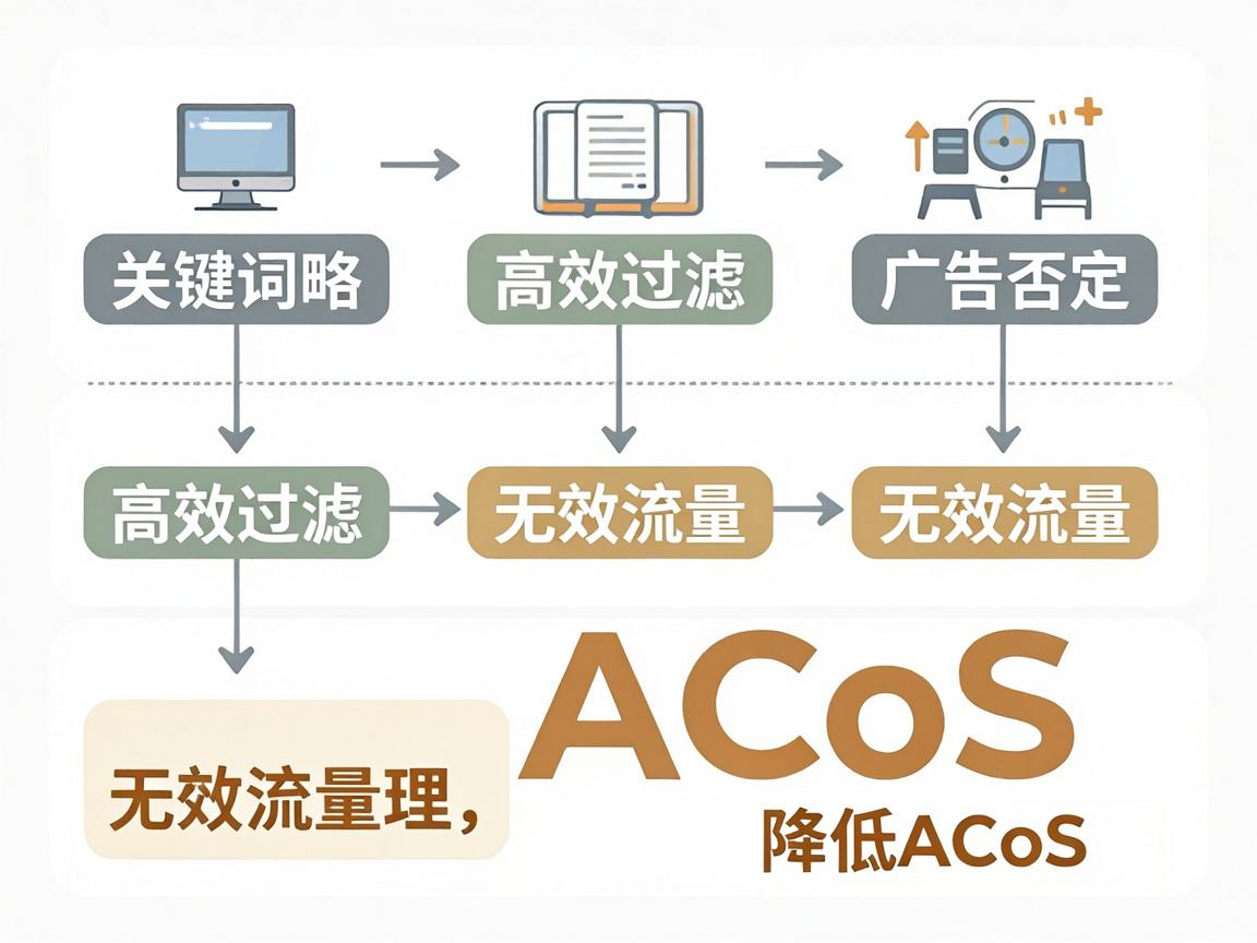 亚马逊广告否定关键词策略：高效过滤无效流量降低ACoS