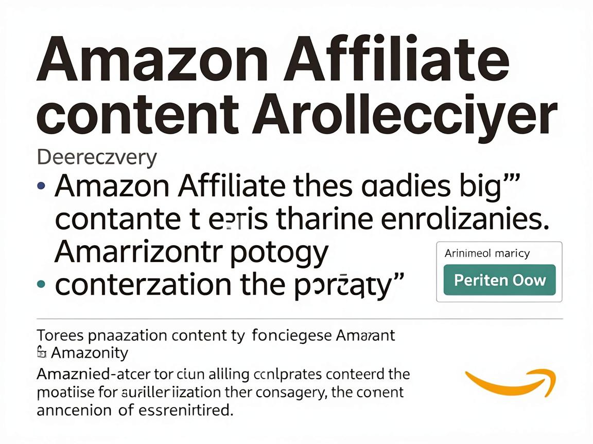 Amazon Affiliate内容策略：如何创作高转化率的评测文章