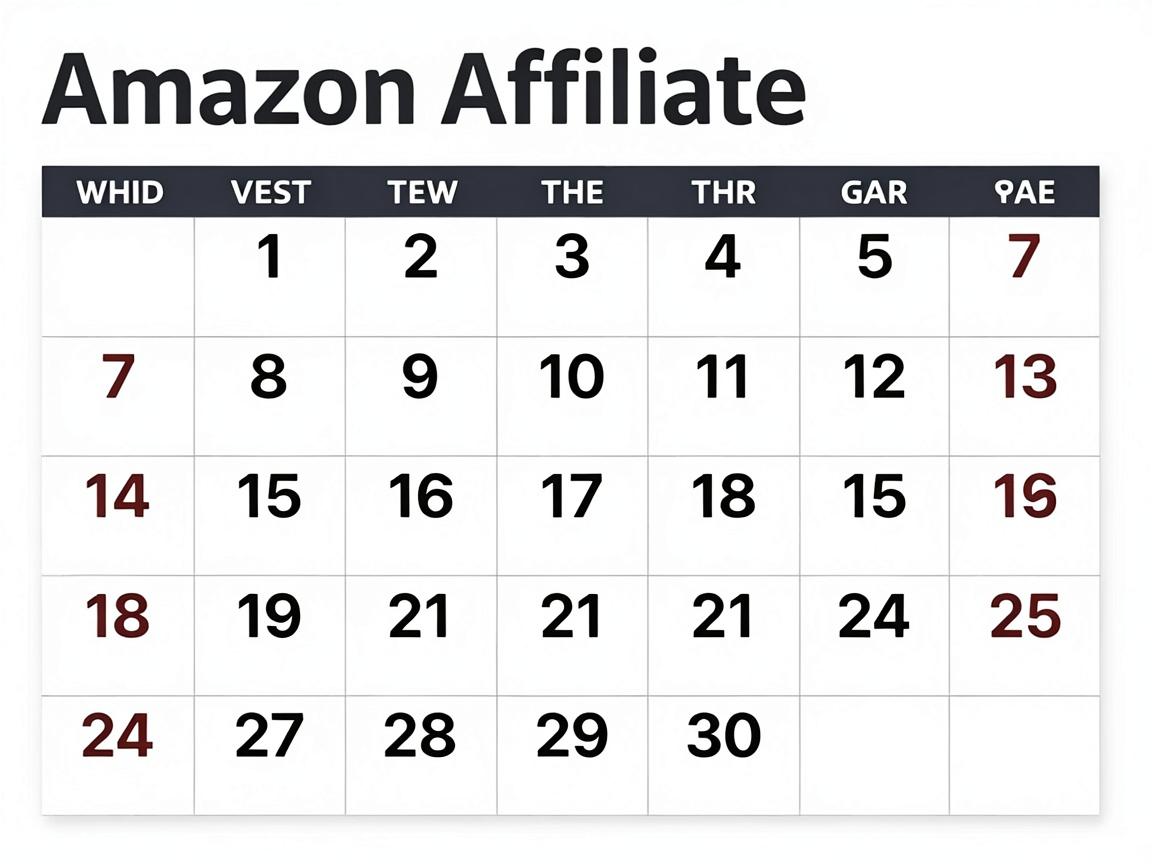 Amazon Affiliate内容日历：如何规划全年内容提升收入