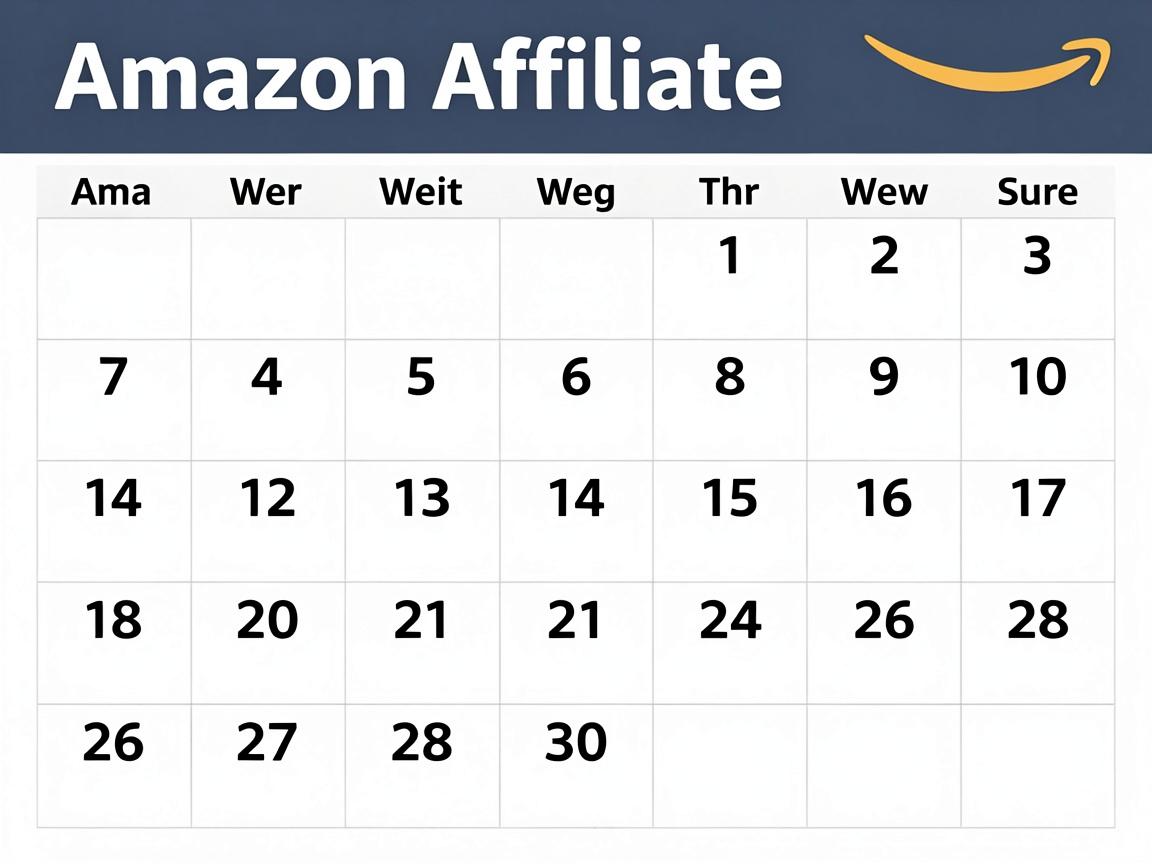 Amazon Affiliate内容日历：如何规划全年内容提升收入