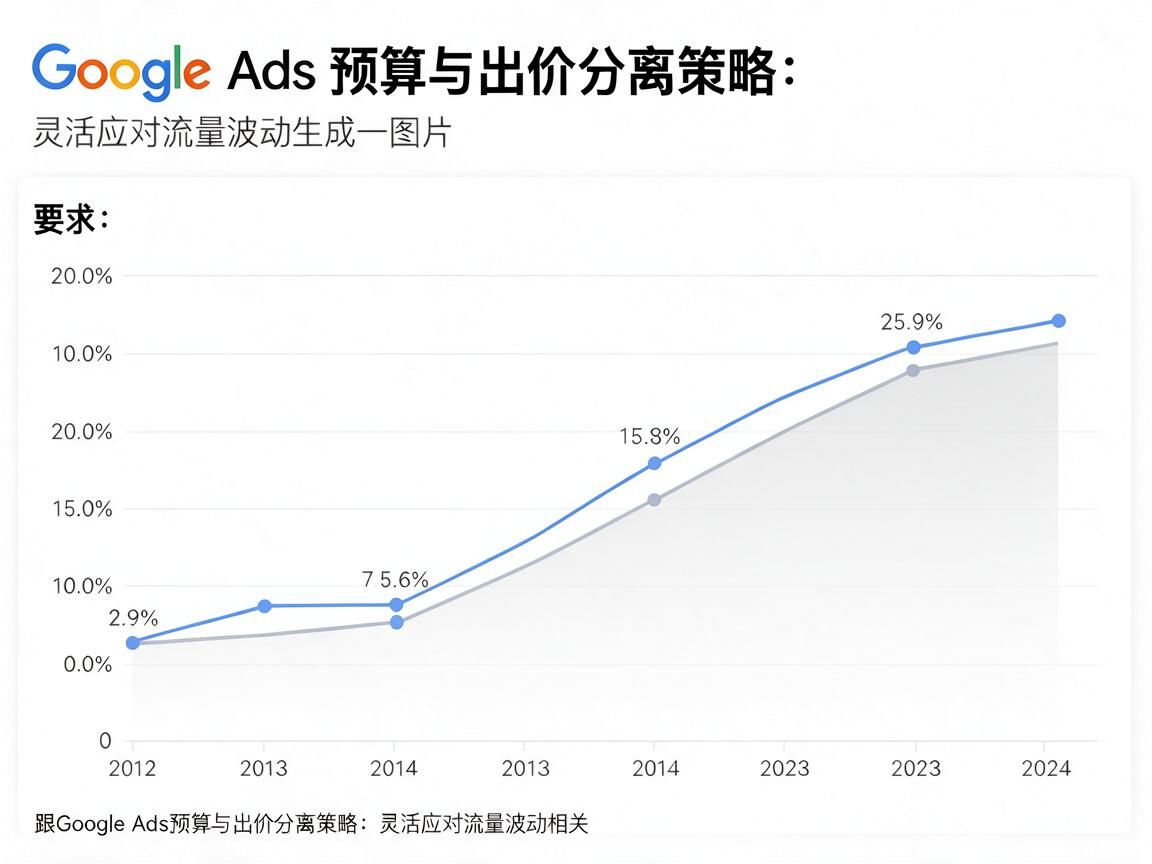 Google Ads预算与出价分离策略:灵活应对流量波动