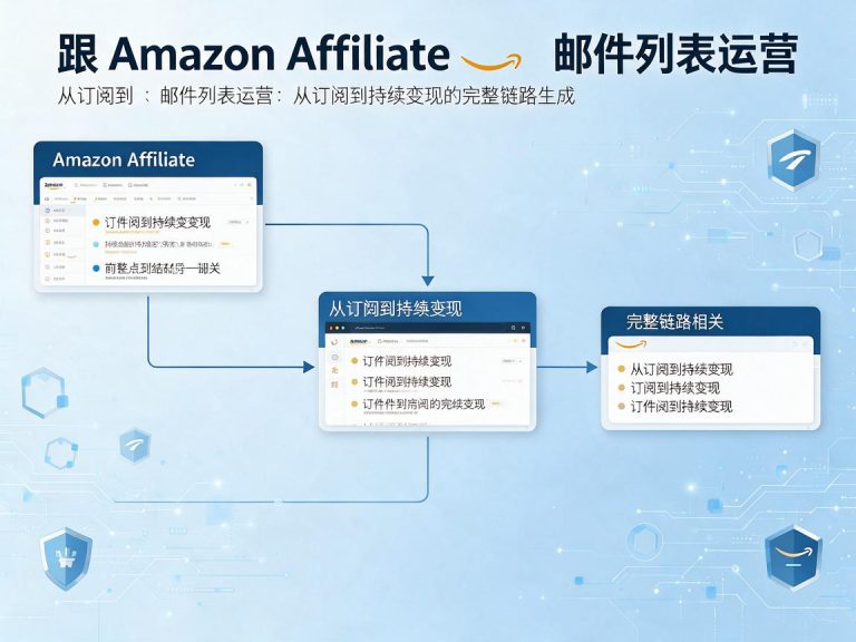 Amazon Affiliate邮件列表运营：从订阅到持续变现的完整链路
