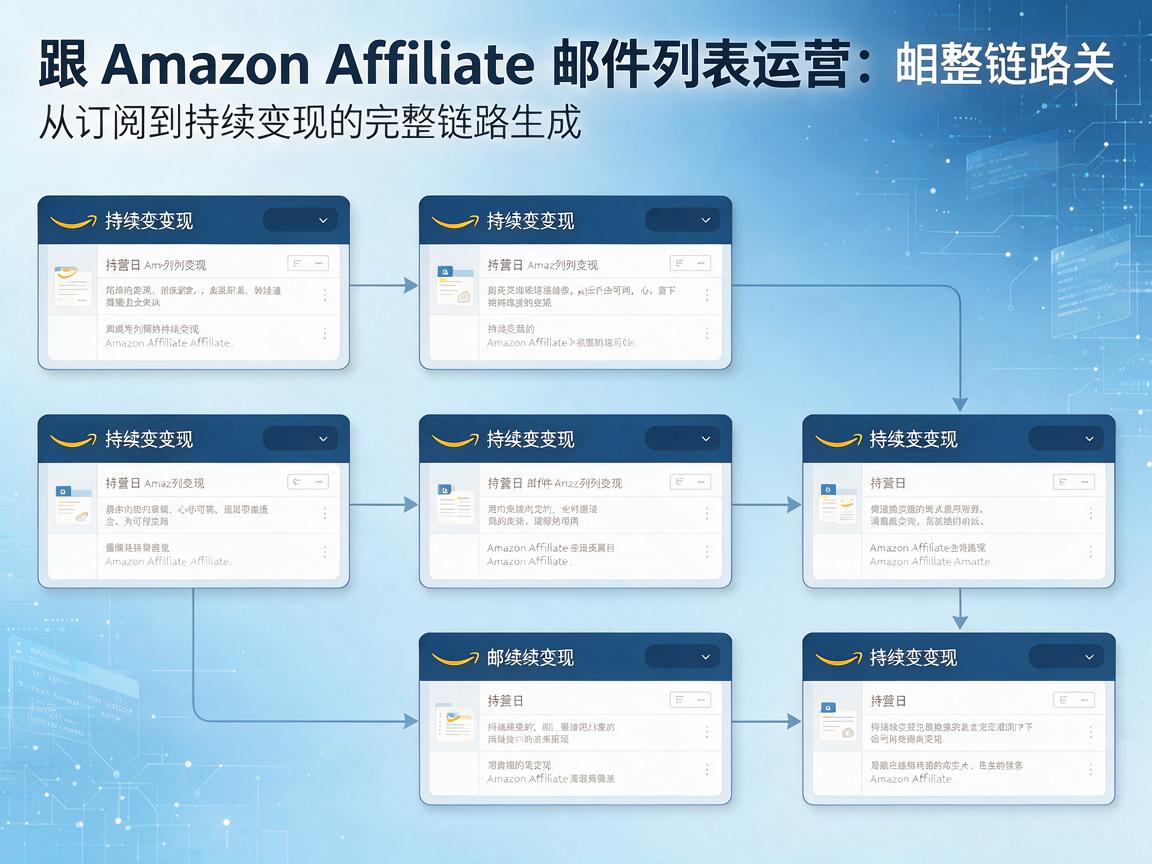 Amazon Affiliate邮件列表运营：从订阅到持续变现的完整链路