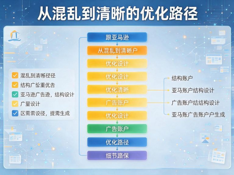 亚马逊广告账户结构设计：从混乱到清晰的优化路径