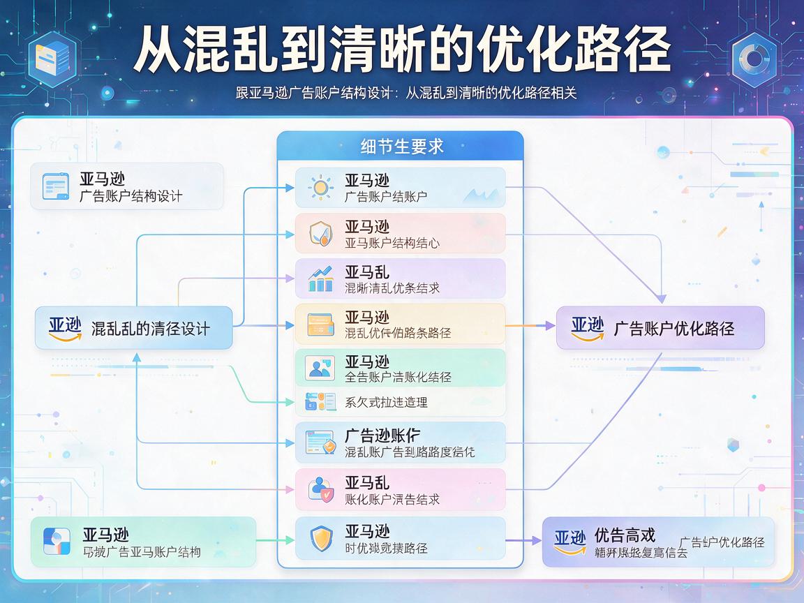 亚马逊广告账户结构设计：从混乱到清晰的优化路径