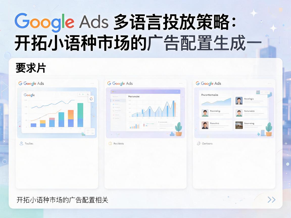 Google Ads多语言投放策略：开拓小语种市场的广告配置