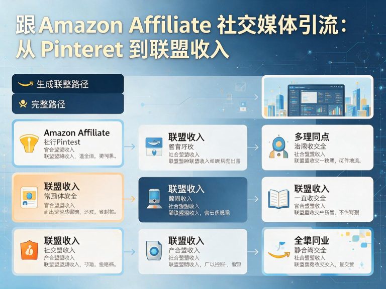 Amazon Affiliate社交媒体引流：从 Pinterest 到联盟收入的完整路径