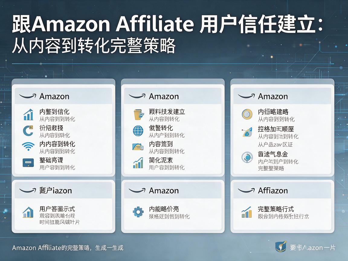 Amazon Affiliate用户信任建立：从内容到转化的完整策略