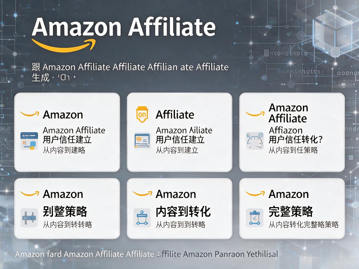Amazon Affiliate用户信任建立：从内容到转化的完整策略