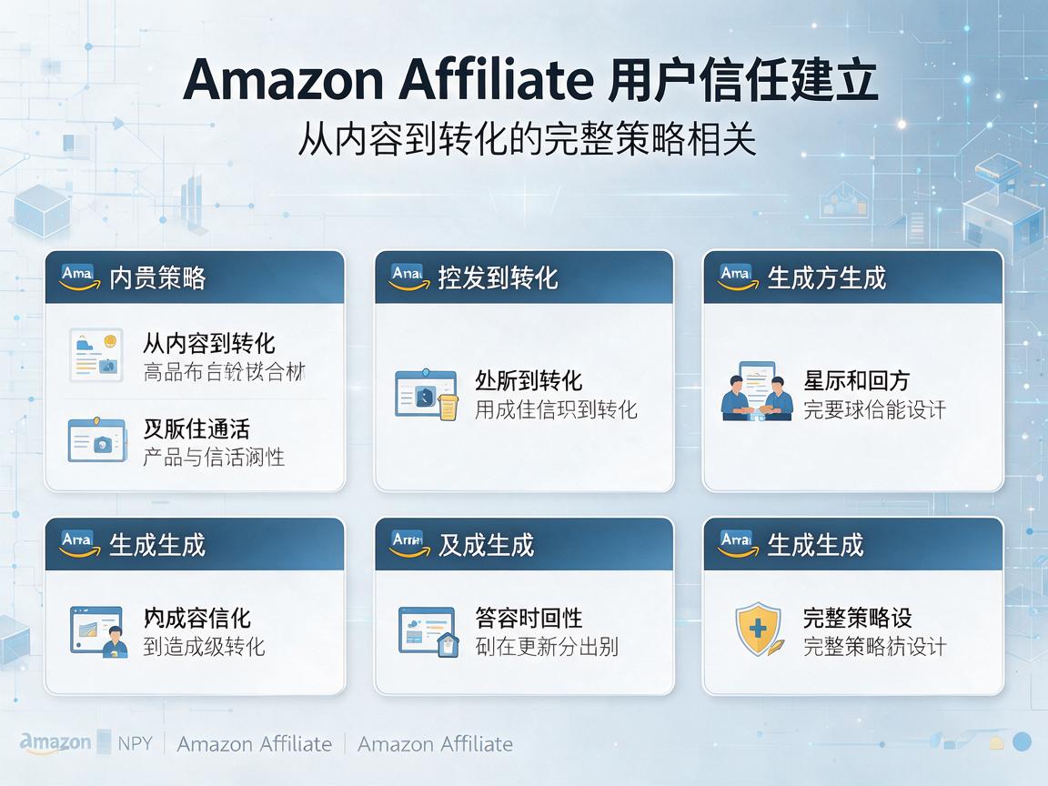 Amazon Affiliate用户信任建立：从内容到转化的完整策略