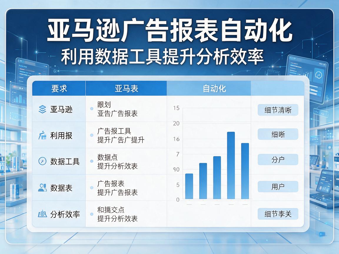 亚马逊广告报表自动化:利用数据工具提升分析效率