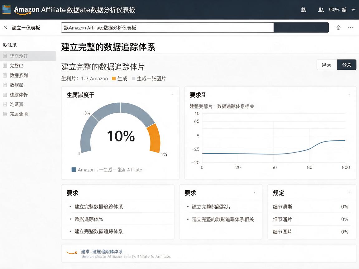 Amazon Affiliate数据分析仪表板：建立完整的数据追踪体系