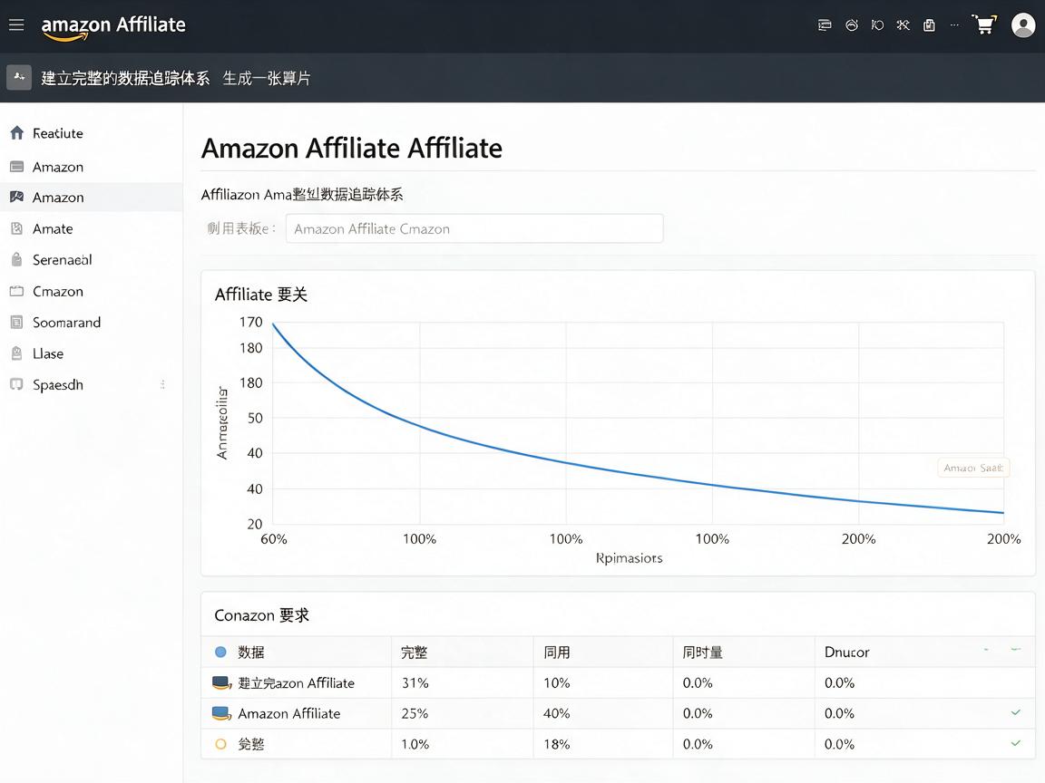 Amazon Affiliate数据分析仪表板：建立完整的数据追踪体系