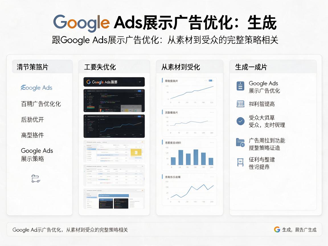 Google Ads展示广告优化:从素材到受众的完整策略