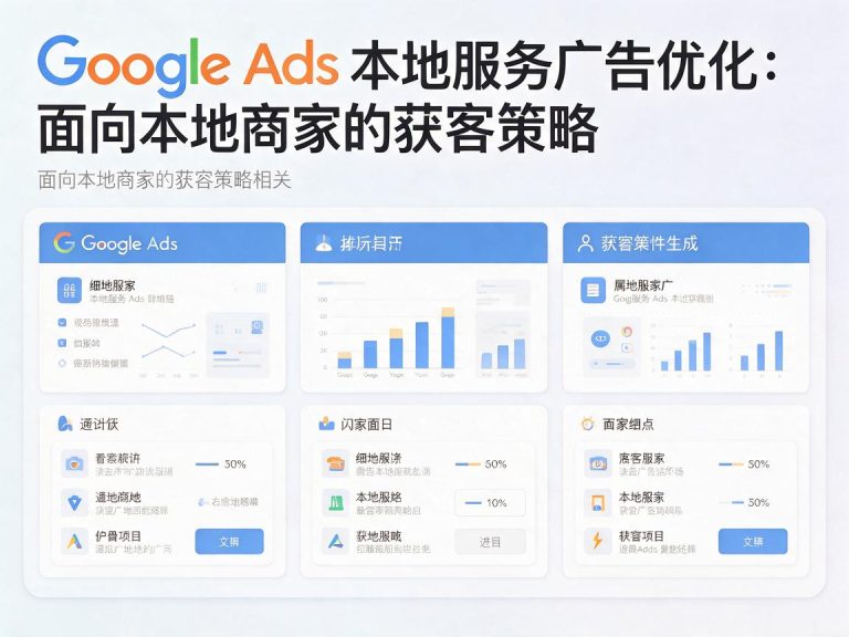 Google Ads本地服务广告优化：面向本地商家的获客策略