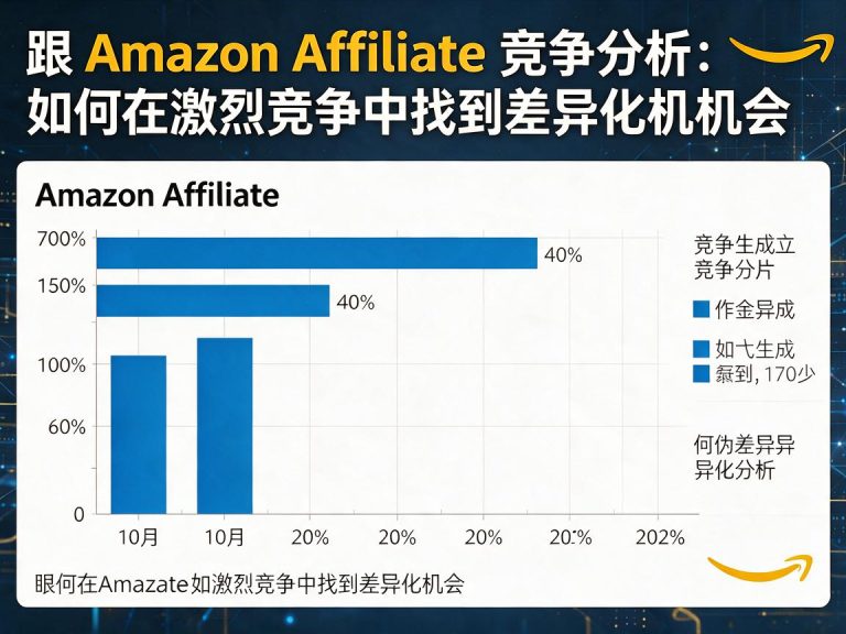 Amazon Affiliate竞争分析：如何在激烈竞争中找到差异化机会