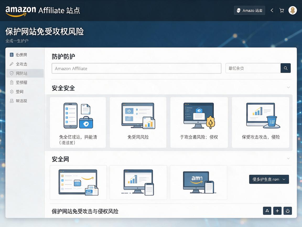Amazon Affiliate站点安全防护：保护网站免受攻击与侵权风险
