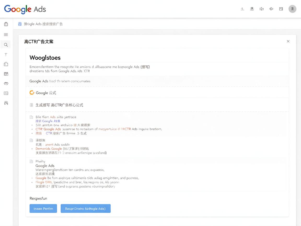 Google Ads搜索广告文案撰写：高CTR广告文案的5个核心公式