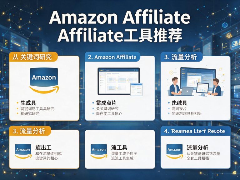 Amazon Affiliate工具栈推荐：从关键词研究到流量分析的全套工具