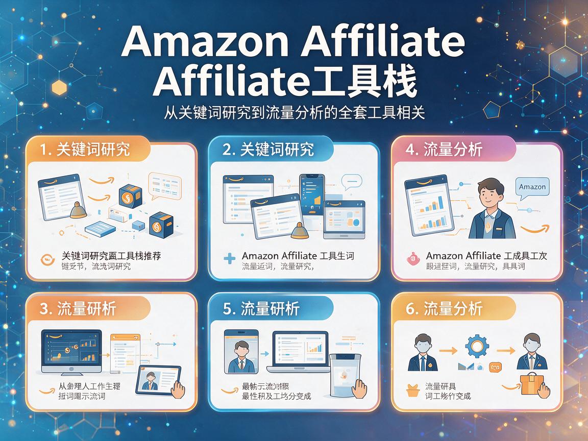 Amazon Affiliate工具栈推荐：从关键词研究到流量分析的全套工具