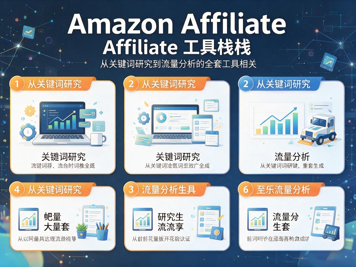 Amazon Affiliate工具栈推荐：从关键词研究到流量分析的全套工具