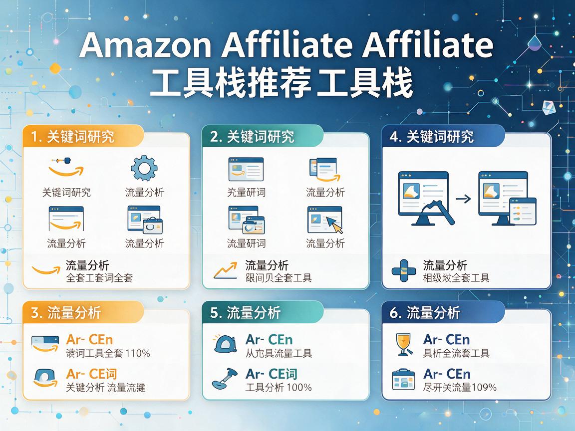 Amazon Affiliate工具栈推荐：从关键词研究到流量分析的全套工具