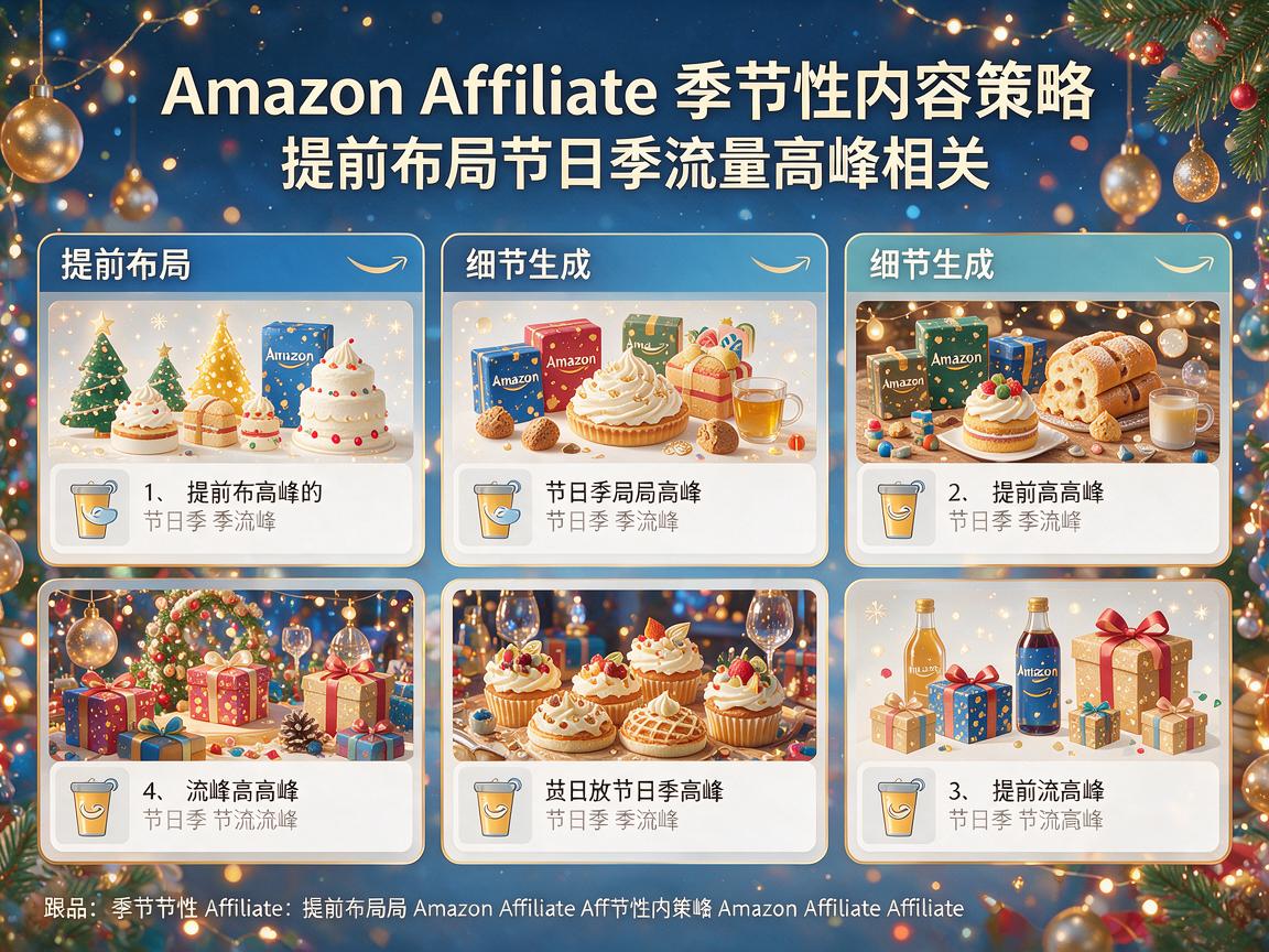 Amazon Affiliate季节性内容策略：提前布局节日季流量高峰