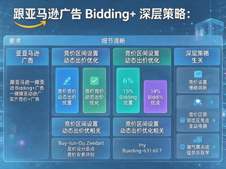 亚马逊广告Bidding+深层策略：竞价区间设置与动态出价优化